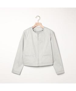 Куртка из фактурной ткани шамбре