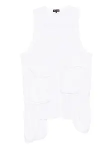 Жилет с карманами Comme Des Garçons Homme Plus, белый