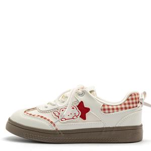 Амортизирующие скейтерские кроссовки Low top для женщин, устойчивые к истиранию Far waves, белый