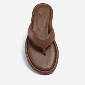 Женские сандалии Gia 5 кофейно-коричневого цвета GIA BORGHINI