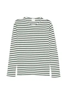 Полосатая футболка Closed, зеленый