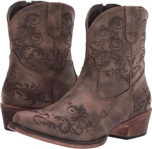 Ботильоны Short Stuff Roper, цвет Vintage Brown Faux Leather