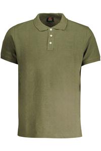 Мужская рубашка-поло Norway 1963 с коротким рукавом однотонная, темно-зеленый