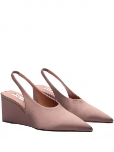 Туфли на танкетке Alaia, бежевый