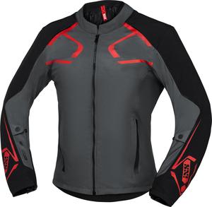 Текстильная мотоциклетная куртка IXS moto dynamic, Grey/Red