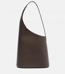 Полукожаная сумка-тоут Demi Lune Aesther Ekme, 221 Grain Chestnut