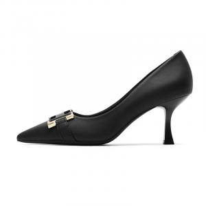 Туфли женские на высоком каблуке Zubumei, черный