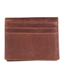 Карточный кошелек север Howard London, коричневый