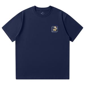 361° Футболка Unisex Rush Blue Crew Neck Moderate Straight Fit