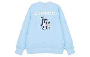 MLB Свитшот PLAY PIXEL OVERFIT Los Angeles Dodgers унисекс light blue