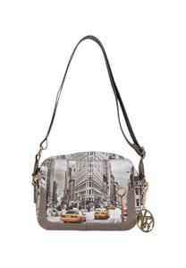 Сумка Y Not? кросс-боди с принтом, серый