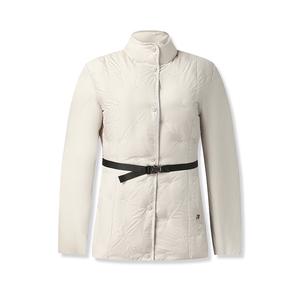 FILA Женская легкая однотонная серая пуховая куртка для гольфа, Light plain gray