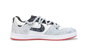 Nike Мужские кроссовки для скейтбординга SB Alleyoop Abrasion Resistant Low Top Black Gray