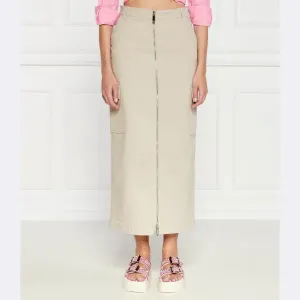 Джинсовая юбка болонья Max&Co., бежевый