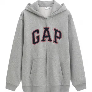 Кардиган с капюшоном Unisex Moderate GAP, серый 1