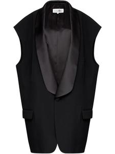 MM6 Maison Margiela жилет строгого кроя, черный