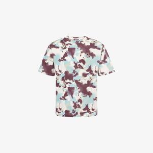 Футболка A Bathing Ape One Point с камуфляжным принтом, сине-белый / бордовый