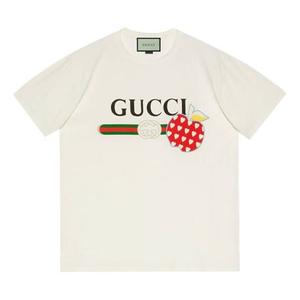 Футболка GUCCI Les Pommes T-shirt 'Ivory', цвет ivory