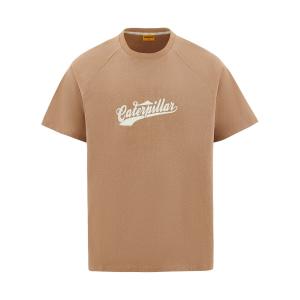 Футболка мужская CAT, Абрикос