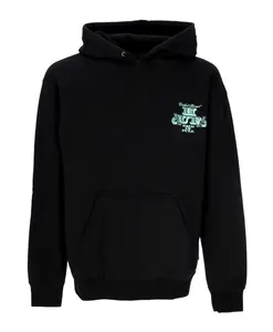 Черная толстовка с капюшоном и передним карманом. Huf, черный