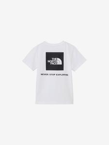 Футболка с коротким рукавом и квадратным логотипом на спине (детская) The North Face, цвет White