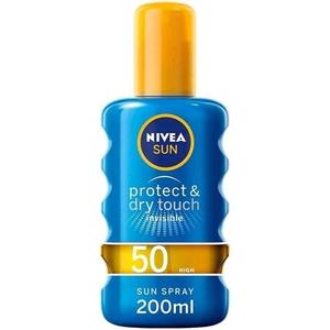 Nivea Sun Protect & Dry Touch Солнцезащитный спрей SPF 50