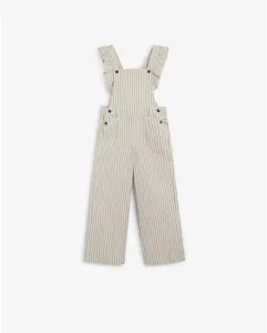 Детский хлопковый комбинезон с оборкой и принтом Scalpers, белый