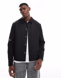 Легкая куртка тренера ASOS DESIGN черного цвета