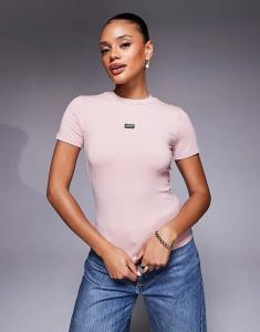 Футболка Barbour International с логотипом Imogen розового цвета