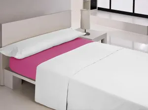 Простыня на резинке MIX COLORS Cerise для односпального матраса 80 x 200 + 30 см Happy Home