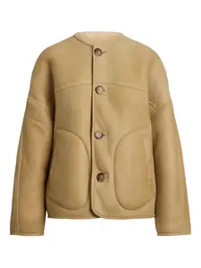 Дубленка на пуговицах Polo Ralph Lauren, нейтральный