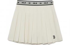 MLB Повседневная короткая юбка женская слоновая кость