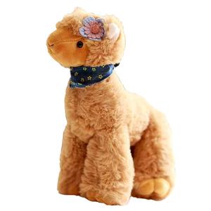 Плюшевая кукла Mule Alpaca высотой 25см/32см WELTSTON, коричневый