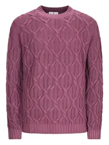 Свитер с круглым вырезом PT Torino, розовый