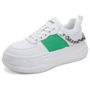 Женские повседневные кеды Mulinsen, бело-зеленые