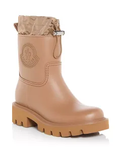 Женские дождевые ботинки Kickstream Moncler, бежевый