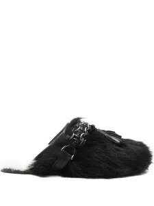 Мюли с цепочным декором Toga Pulla, черный