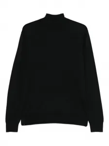 Шерстяной свитер Corneliani, черный