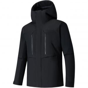 ANTA Пуховик мужской черный с капюшоном легкий Down Jacket