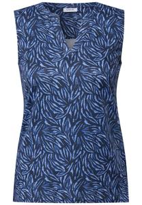 Топ CECIL, пастельно-голубой/светло-голубой/темно-синий