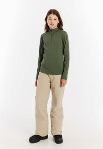 Топ Protest 1/4 ZIPTOP, Thyme/Dark Green