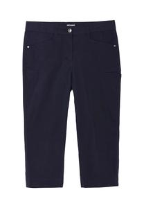 Брюки карго длиной 7/8 с частично эластичным поясом Sheego, синий