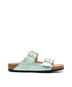 Женские босоножки с анатомической подошвой CASTELL MENORCA, бирюзовый