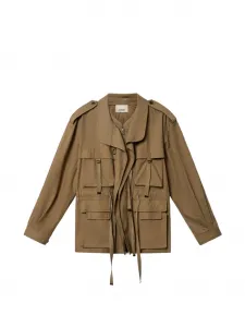 Куртка Beriza с накладными карманами Isabel Marant, коричневый