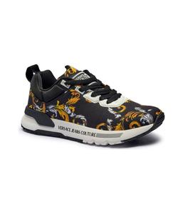 Кроссовки фондо динамический дис Versace Jeans Couture, черный