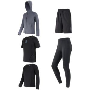 Растягивающийся дышащий пятипредметный фитнес-комплект для мужчин CAMEL