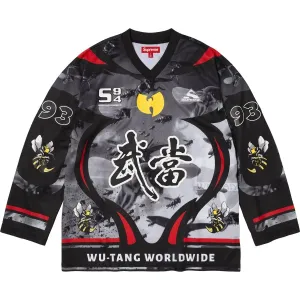 Хоккейный джерси Wu Tang Clan FW25 WEEK10 спортивная одежда unisex Supreme, черный