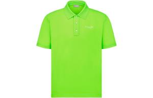 Рубашка поло мужская флуоресцентно-зеленая Dior, зеленый