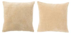 Подушка J-LINE RSTY (2 шт), 45x45x45 см, бежевый