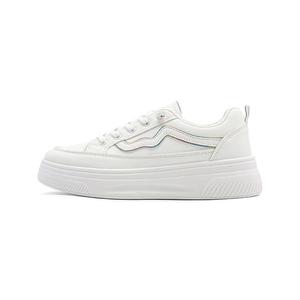 Mulinsen Женские скейтерские кеды лоу-топ белые разноцветные, цвет White Multicolor